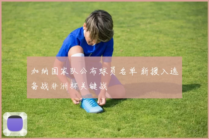 加纳国家队公布球员名单 新援入选备战非洲杯关键战