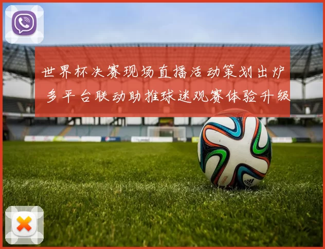 世界杯决赛现场直播活动策划出炉 多平台联动助推球迷观赛体验升级